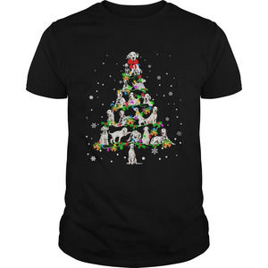 Dalmatian Light Christmas Tree Shirt